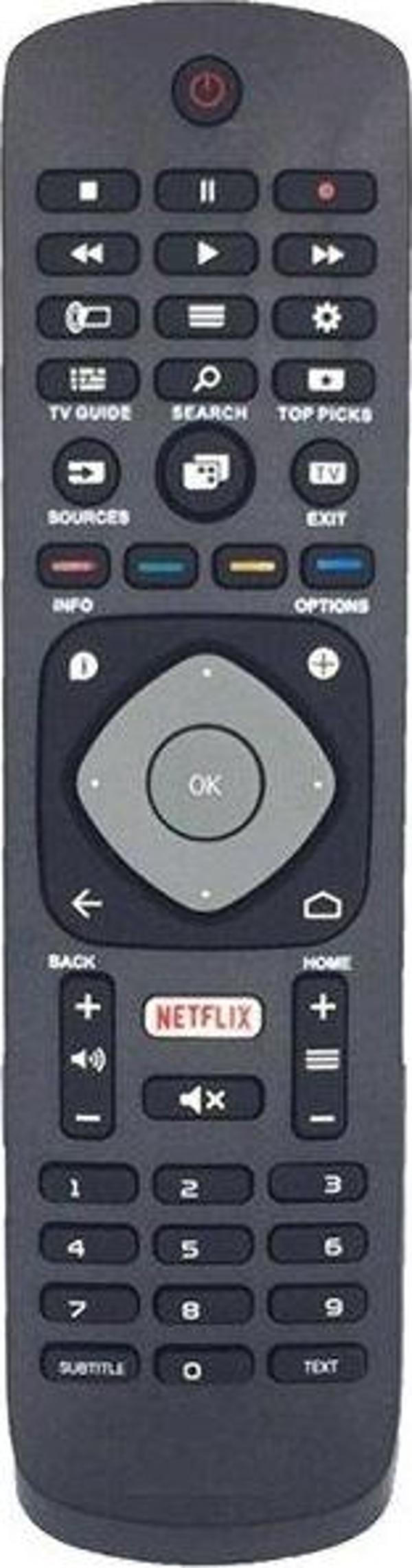 Philips 65PUS7303/12 Uyumlu Klavyesiz Yedek Televizyon Kumandası - Image 1