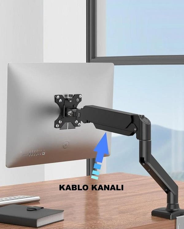 17-35” Masa Üstü Hareketli Led Monitör Tutucu Askı Aparatı - Image 1
