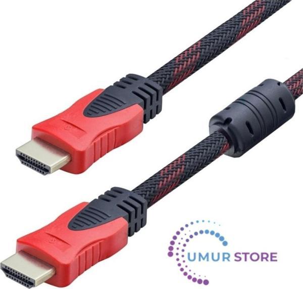 5 mt Örgülü HDMI Kablo - Image 1