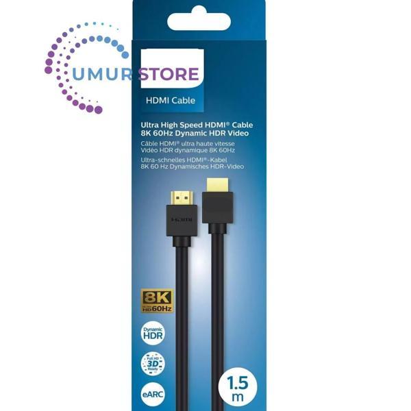 Dynamic Hdr 8k 60 Hz 3D Ultra Hd 1.5 Metre 2.1 HDMI Kablo SWV9431/00 - Image 1