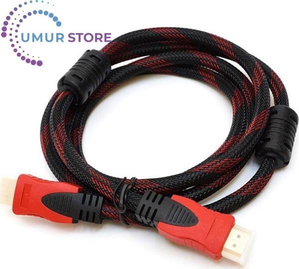 Hdmi Kablo 1.5 Metre 3d 4k Full Hd Hdmi Tv Uydu Alıcısı Kablosu - Image 1