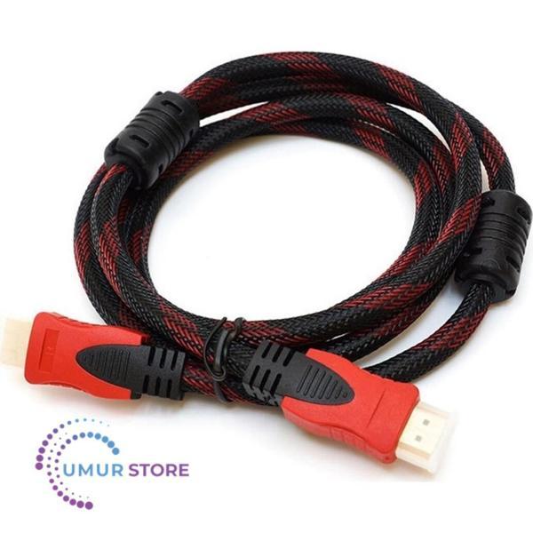 Hdmi Kablo 1.5 Metre 3d 4k Full Hd Hdmi Tv Uydu Alıcısı Kablosu - Image 1