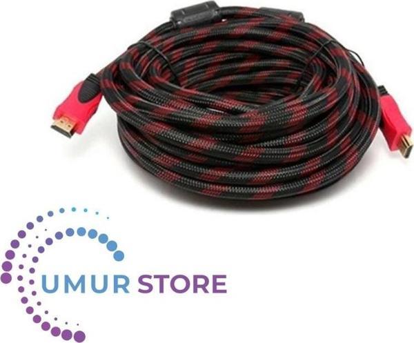 Hdmi Kablo 10 Metre 3d 4k Full Hd Hdmi Tv Uydu Alıcısı Kablosu - Image 1
