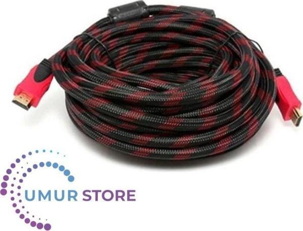 Hdmi Kablo 10 Metre 3d 4k Full Hd Hdmi Tv Uydu Alıcısı Kablosu - Image 1