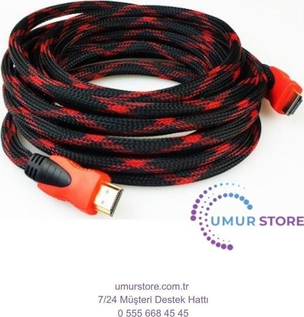 Hdmi Kablo 10 Metre Örgülü - Image 1