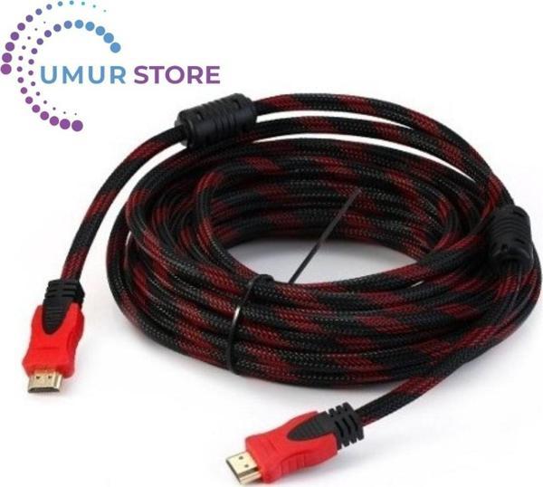 Hdmi Kablo 3 Metre 3d 4k Full Hd Hdmi Tv Uydu Alıcısı Kablosu - Image 1