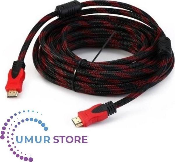 Hdmi Kablo 5 Metre 3d 4k Full Hd Hdmi Tv Uydu Alıcısı Kablosu - Image 1