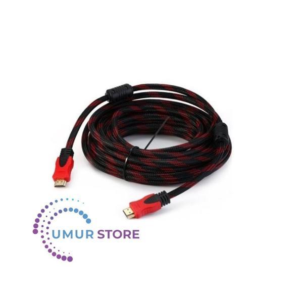 Hdmi Kablo 5 Metre 3d 4k Full Hd Hdmi Tv Uydu Alıcısı Kablosu - Image 1
