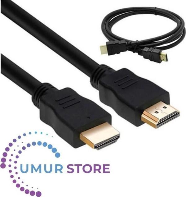 HDMI Kablo Kısa HDMI Kablosu Altın Uçlu Full Hd 3D LCD LED Ps3 Uydu - 50 cm - Image 1