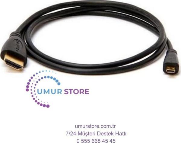 Micro HDMI To HDMI 1080P Fullhd Kablo - 1.5m - Image 1