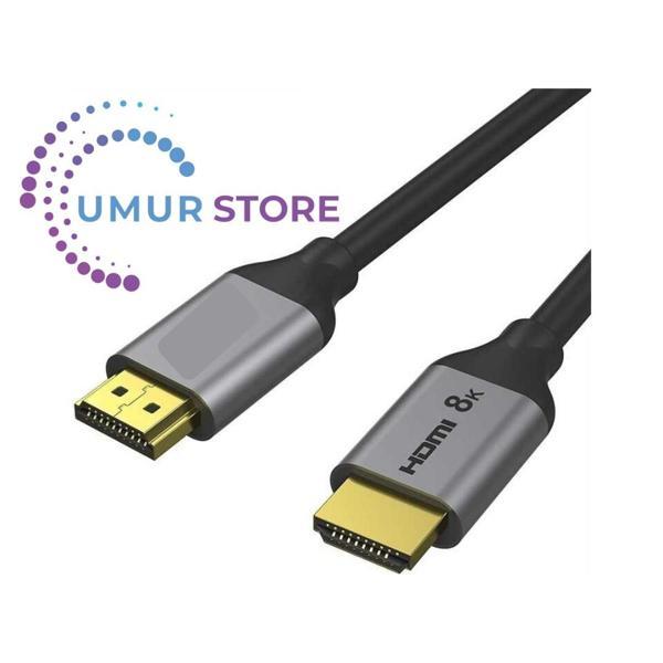QG-AV17 4K 120Hz / 8k 60Hz HDMI Kablo 457 cm 48 Gbps HDMI 2.1 Görüntü Aktarım - Image 1