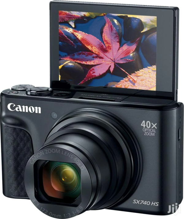 Canon PowerShot SX740 HS Fotoğraf Makinesi Light Edition (Black ) - Image 1