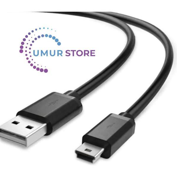USB to Mini Uyumlu Data ve Şarj Kablosu - Image 1