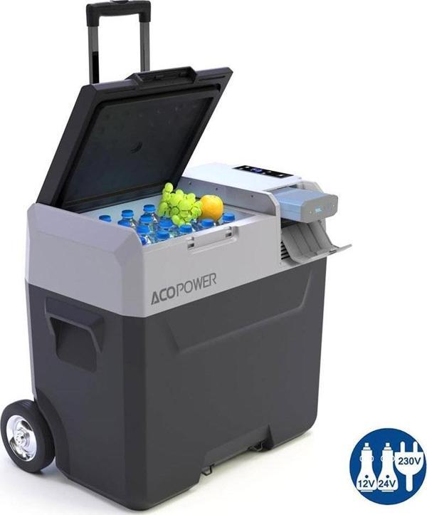 Acopower PX50 12/24/220Volt 50Litre Kompresörlü Tekerlekli Outdoor Oto Buzdolabı (Akü Dahil Değildir) - Image 1