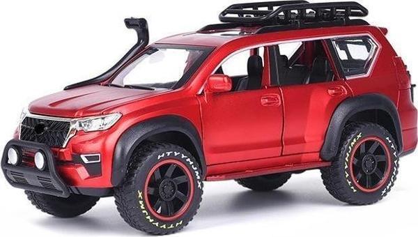 Asya Oyuncak 53522-25B Kutulu 1:22 Kırmızı Sesli ve Işıklı Metal Çek-Bırak Model Araba - Image 1
