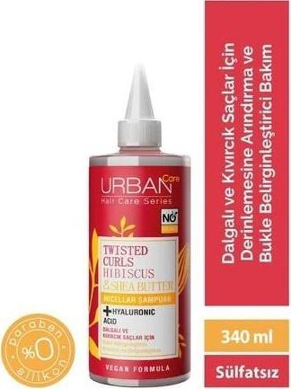 Urban Care Hibiscus Shea Yağı Bukle Belirgnleştrici Arındırcı ve Dolgunlaştırcı Şampuan 340 ML - Image 1