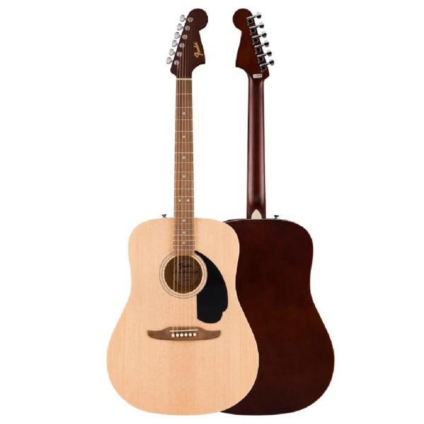 Fender Akustik Gitar California Debut Redondo Dreadnought Ceviz Klavye Naturel  - Image 1