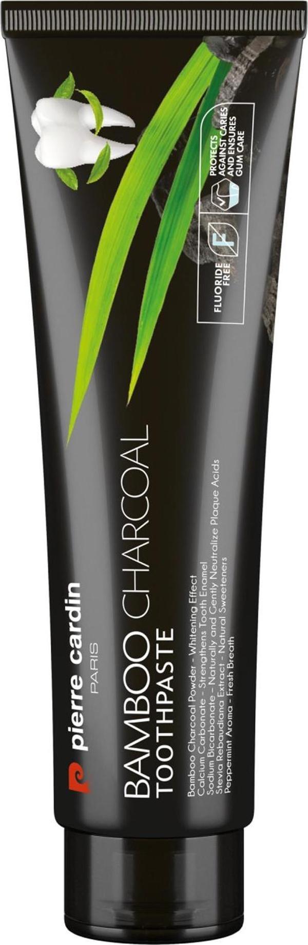 Pierre Cardin Bambu Kömürlü Diş Macunu – Doğal Beyazlatıcı & Ferah Nefes – 75 ml- Natural Whitening Toothpaste – Bamboo  - Image 1