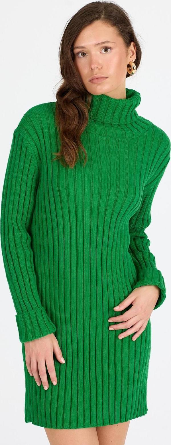 Kadın Balıkçı Yaka Fitilli Triko Tunik 11011 - Image 1