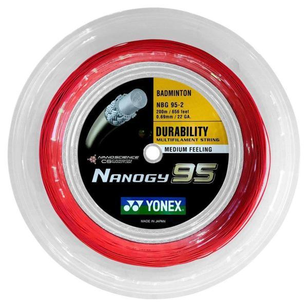 Yonex NBG 95 Badminton Kordajı 200 M Kırmızı - Image 1