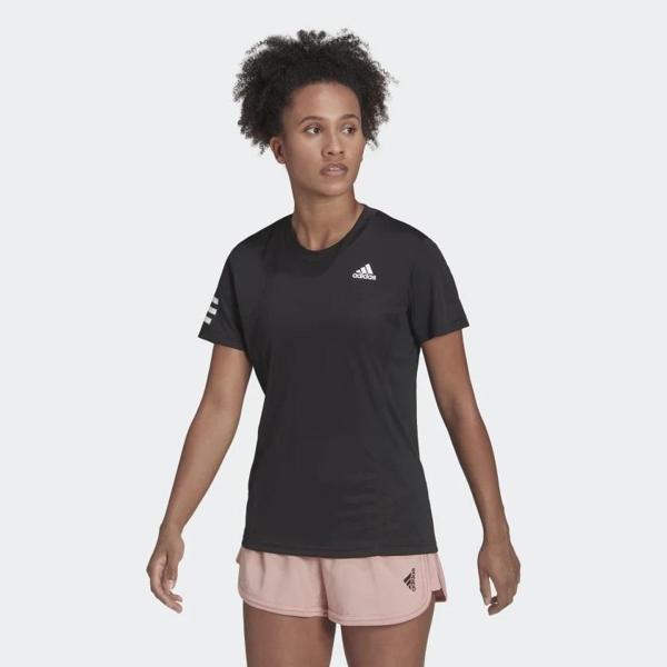 Adidas HF1784 Kadın Tenis Tişörtü Siyah - Image 1