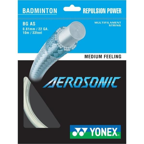 YONEX BG AEROSONIC BADMİNTON KORDAJI BEYAZ (10m) - Image 1