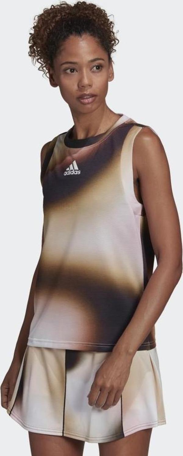 Adidas HA3352 Melbourne Match Tank Kadın Kahverengi Tişört - Image 1