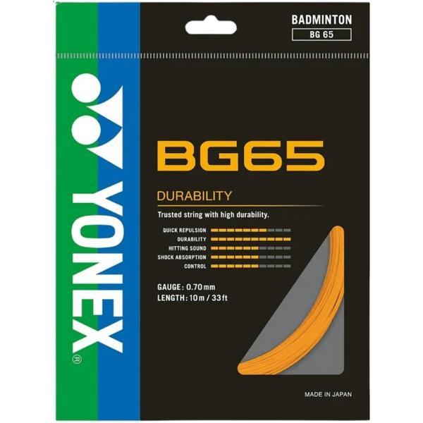 Yonex Bg 65 Badminton Kordajı 0.70 mm / 10m - Turuncu - Image 1