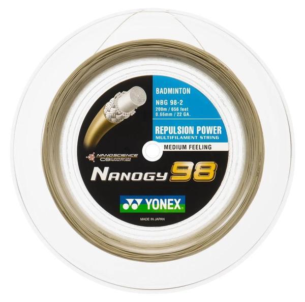 Yonex NBG 98 Badminton Kordajı 200 M Gümüş Gri - Image 1