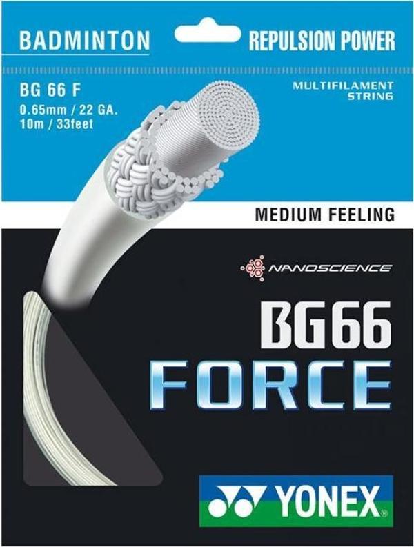 Yonex BG 66 Force Badminton Kordajı 0.65 mm / 10 M - Beyaz - Image 1