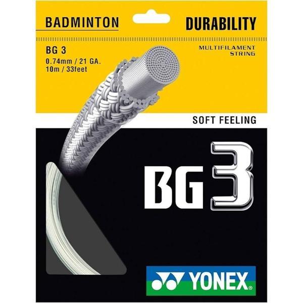 Yonex Bg 3 Badminton Kordajı Beyaz (10m) - Image 1