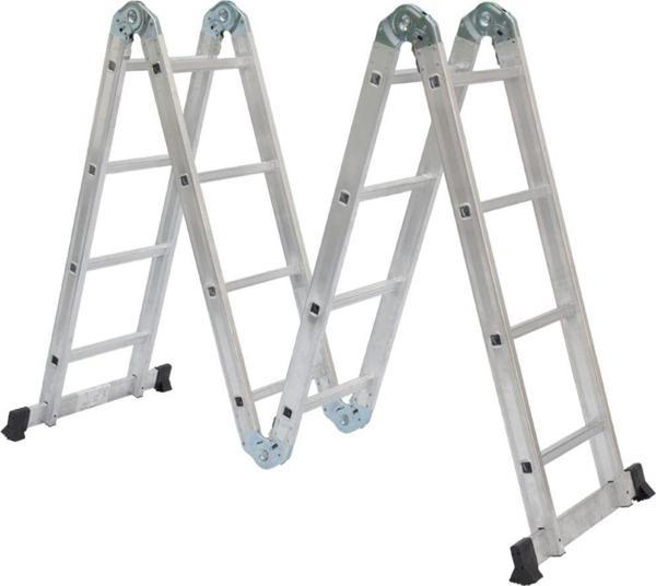 Beykon 16 Basamaklı 1.6 Mm Kalınlık 4.70 M Çok Amaçlı Katlanır Merdiven - Elıt 44 - Image 1