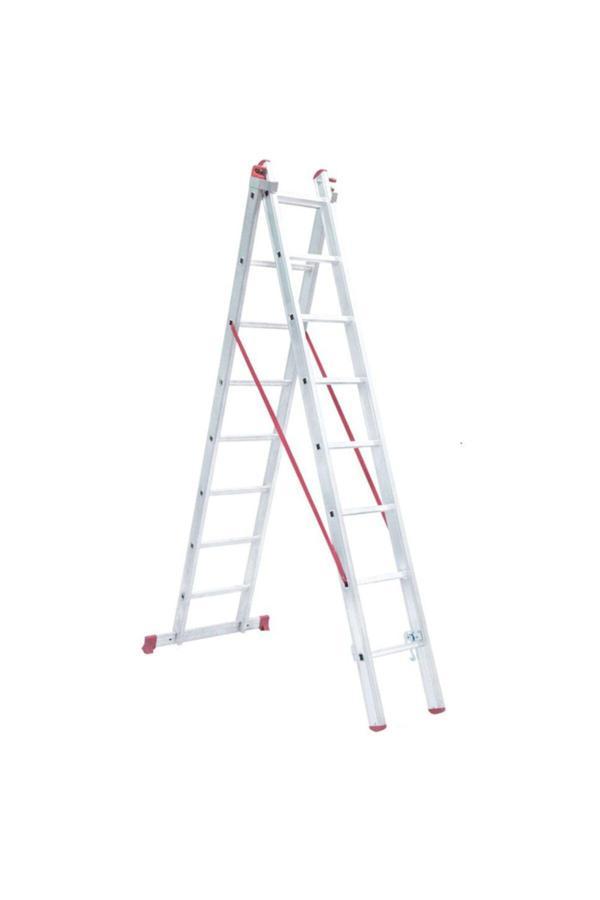 Beykon 2X2.5 Toplam 5 Metre Endüstriyel Sürgülü Ptt Merdiven - Image 1