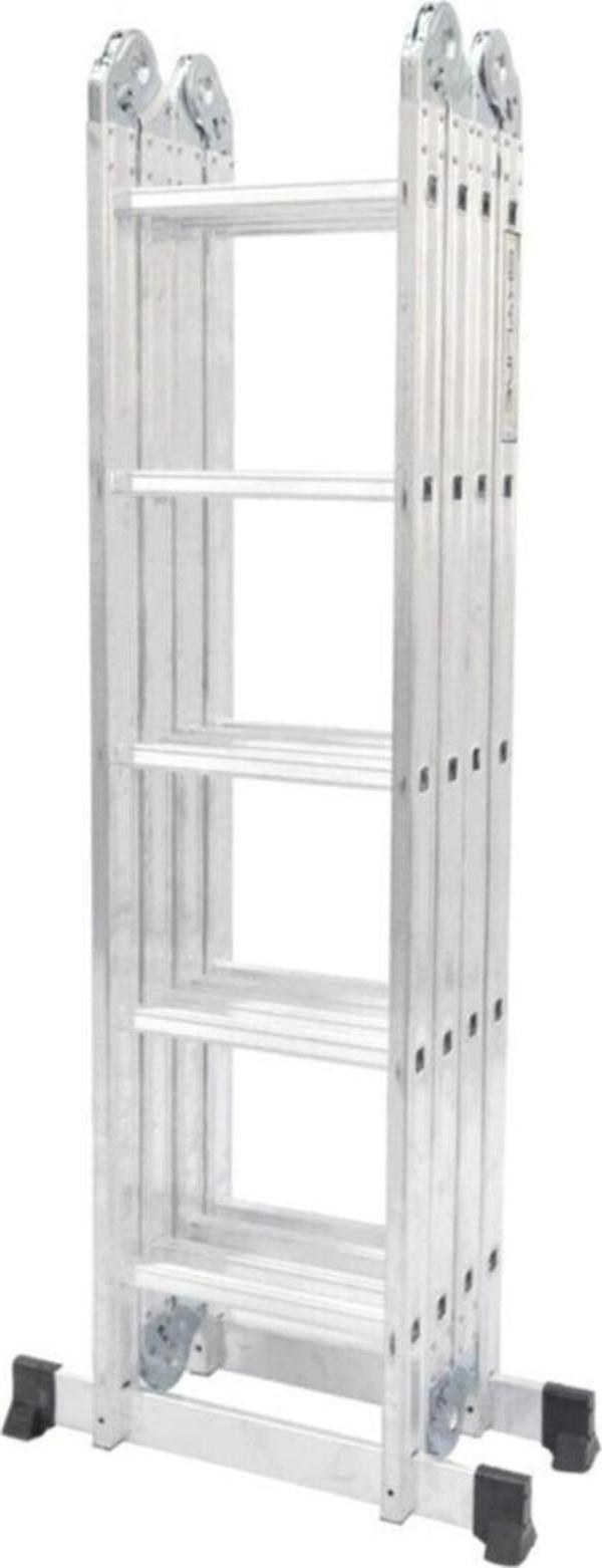 Beykon Alüminyum Akrobat Katlanır Merdiven 5.70 M 20 Basamaklı 4X5 - Image 1