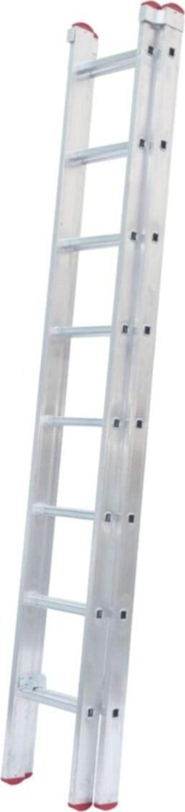 Beykon 2,5+2,5 Toplam 5 Metre Endüstriyel Alüminyum Sürgülü (Ptt) Merdiveni - Image 1