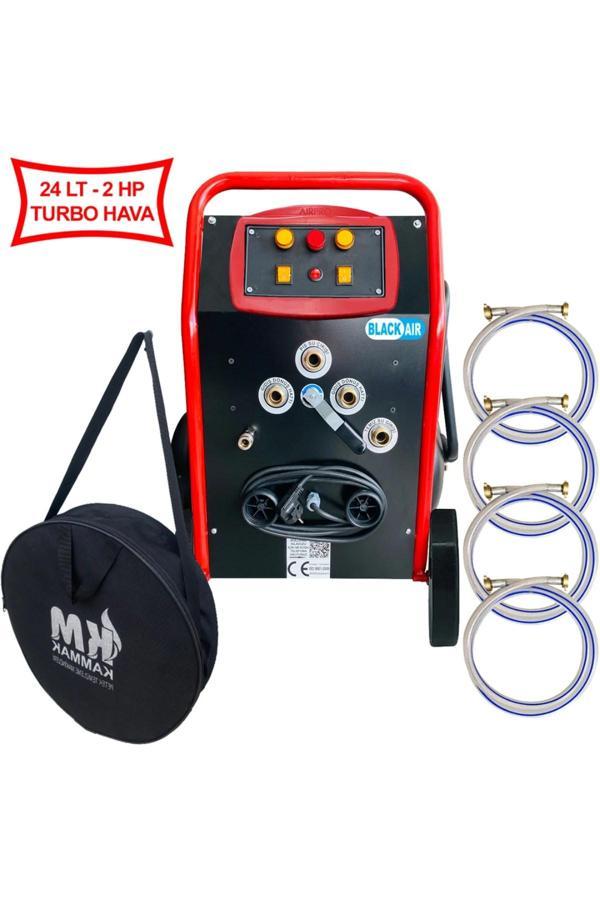 Kammak Black-Air Havalı Darbeli 2HP 24LT Kompresörlü Petek Temizleme Makinası - Image 1