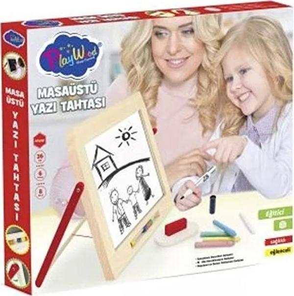 Nessiworld  PlayWood Ahşap Masa Üstü Yazı Tahtası 385 - Image 1