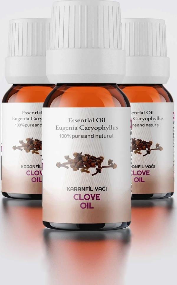 PROCLİS Karanfil Yağı, Doğal Uçucu Yağ, Clove Oil, 3'lü Set 3x10 ml - Image 1