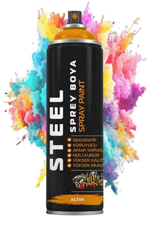 Sprey Boya 200 ml 1 Adet Hızlı Kuruyan Renkli Profesyonel Ahşap Plastik Demir Metal Cam Porselen Duvar Sprey Boya - Image 1