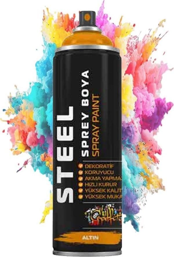 Sprey Boya 200 ml 1 Adet Hızlı Kuruyan Renkli Profesyonel Ahşap Plastik Demir Metal Cam Porselen Duvar Sprey Boya - Image 1