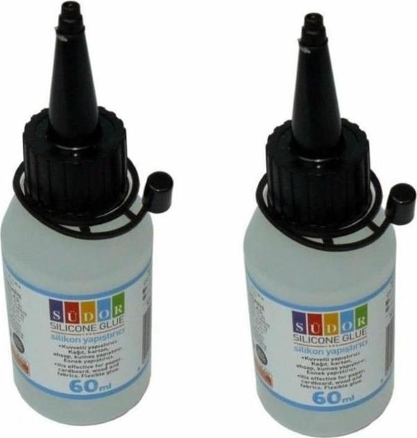 Sıvı Silikon 60 Ml 2 Adet Sıvı Silikon Yapıştırıcı 2 Adet - Image 1