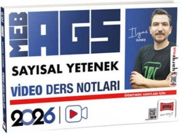 Yargı Yayınları 2026 MEB AGS Öğretmen Adayları İçin Sayısal Yetenek Video Ders Notları - Yargı Yayınları - Image 1