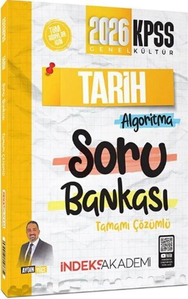 İndeks Akademi 2026 KPSS Tarih Algoritma Soru Bankası - İndeks Akademi Yayıncılık - Image 1