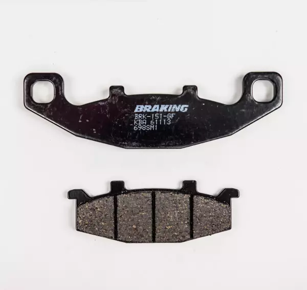 Braking 698Sm1 1990-2001 Kawasaki ZZR 250 Uyumlu Ön Fren Balatası Yarı Metalik Balata - Image 1