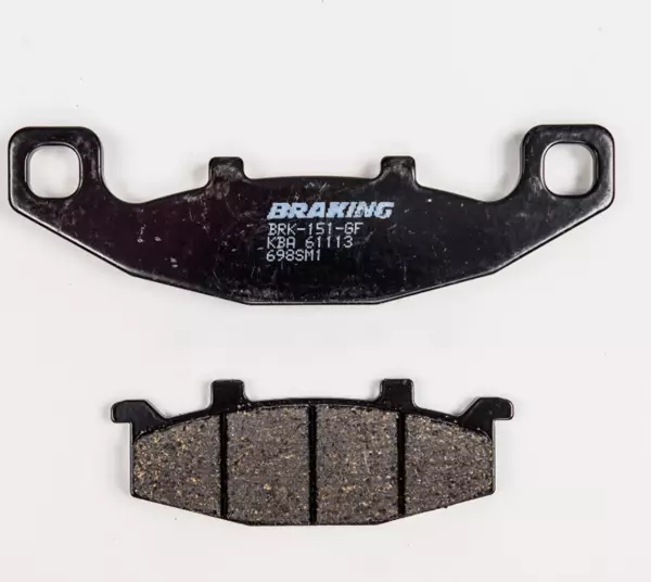 Braking 698Sm1 1995-1997 Kawasaki ZL 600 Uyumlu Ön Fren Balatası Yarı Metalik Balata - Image 1
