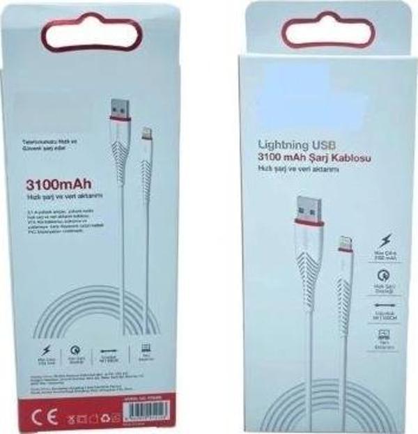 (İphone) 3.1A Hızlı Şarj Veri Aktarımı Veltex (Penceresiz) VTX400 - Image 1