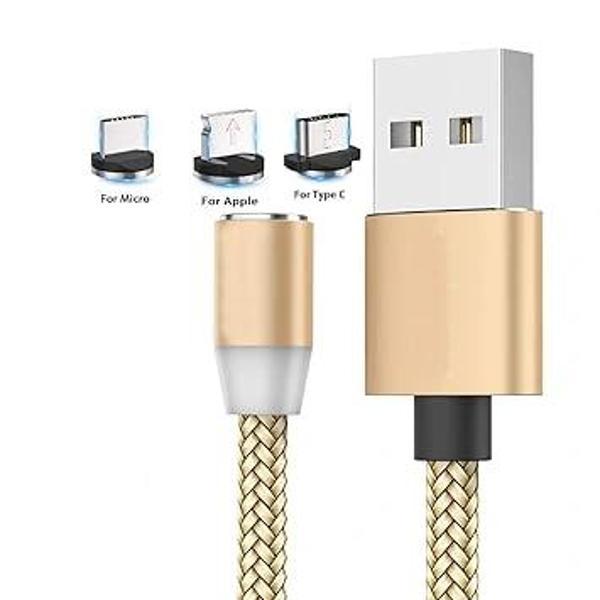 X-Cable 3'ü 1 arada Metal Manyetik Kablo 360 - Image 1