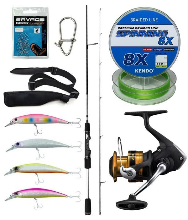 Yek Outdoor Spin Olta Seti Okuma Helios SX Spin 2,70cm 15-45 gr Spin Kamışı&Shimano Makina FX 4000 FC - Image 1