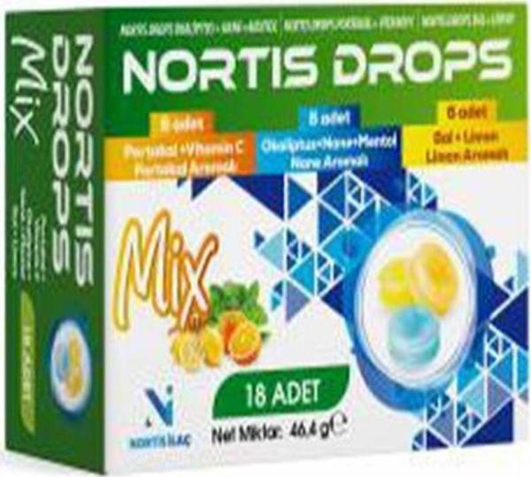 Nortis İlaç Drops Mix Pastil - Image 1