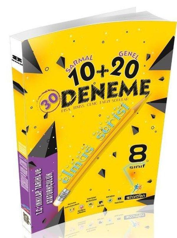 8. Sınıf T.C. İnkılap Tarihi Ve Atatürkçülük Elmas Deneme - Startfen Yayınları - Image 1